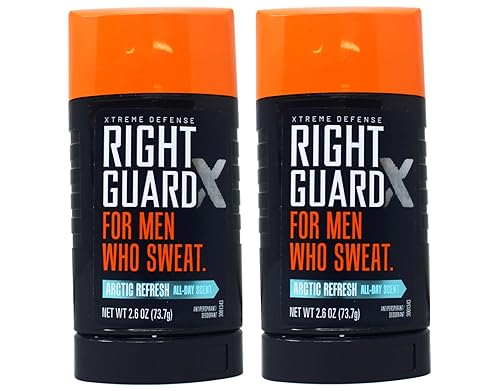 Right Guard Xtreme Defense 5, Arctic Refresh Antiperspirant Solid, 2.6 Ounces each, Twin Pack Beauty & Personal Care Right Guard