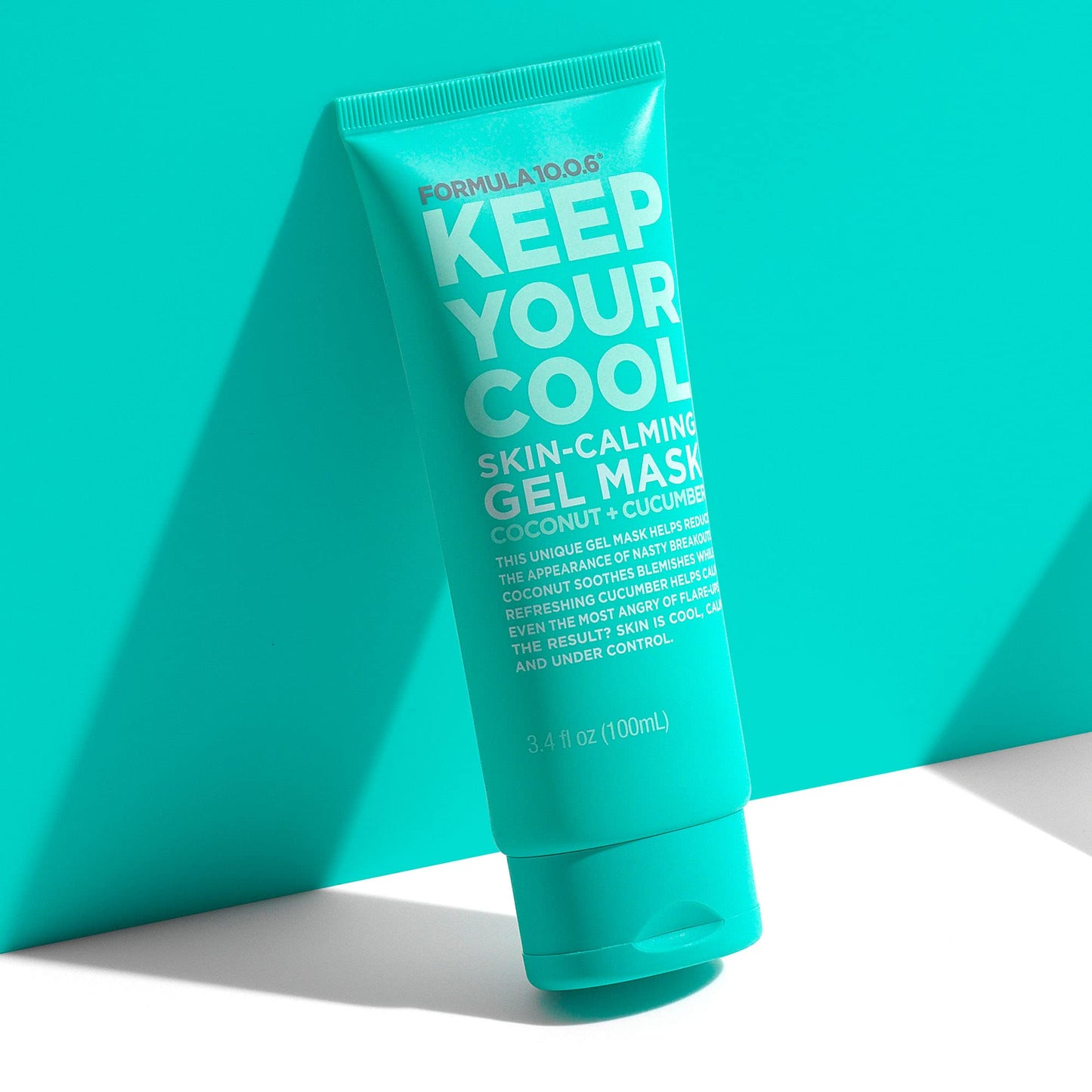 FORMULA 10.0.6 - Keep Your Cool Skin-Calming Gel Mask that Soothes Blemishes and Calms the Skin 3.4 fl oz (100ml) Beauty & Personal Care FORMULA 10.0.6