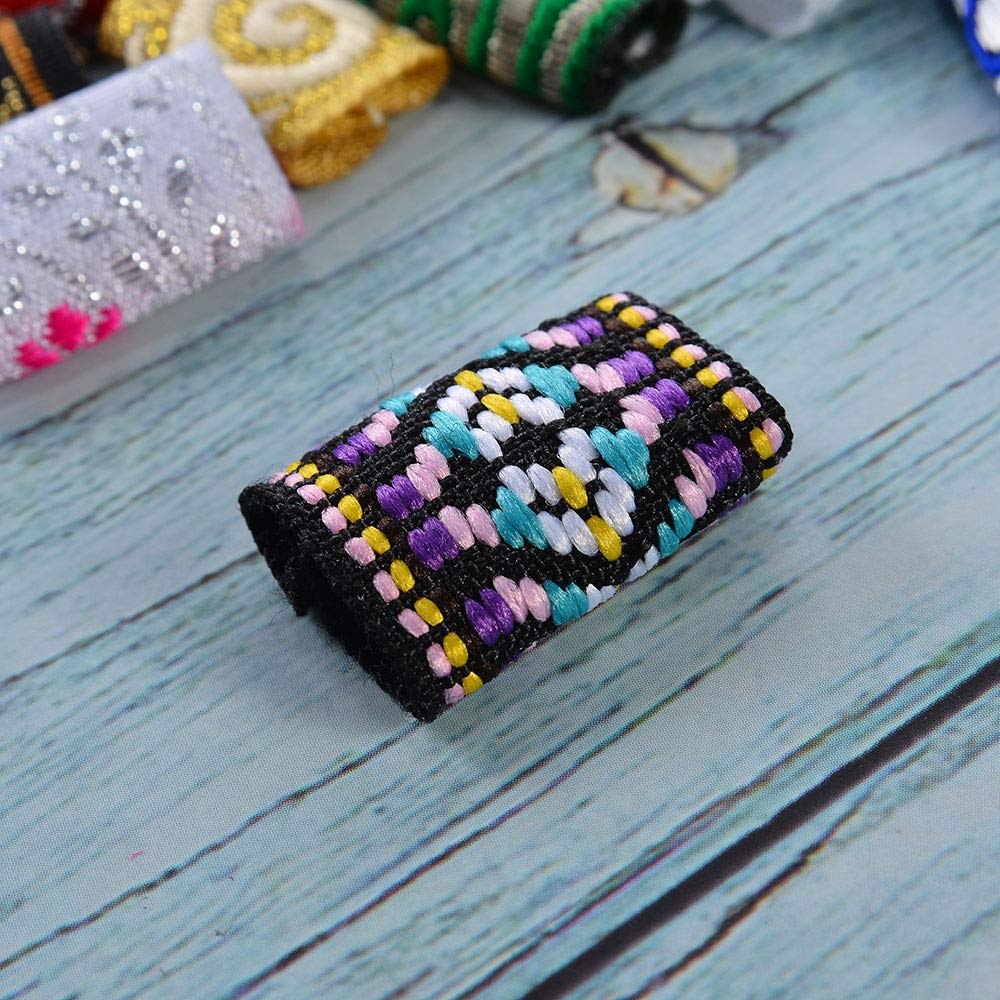 Wixine 24Pcs Women Girl Dreadlock Beads Hair Braid Dread Fabric Tibetan DIY Jewelry Craft Beauty & Personal Care Wixine