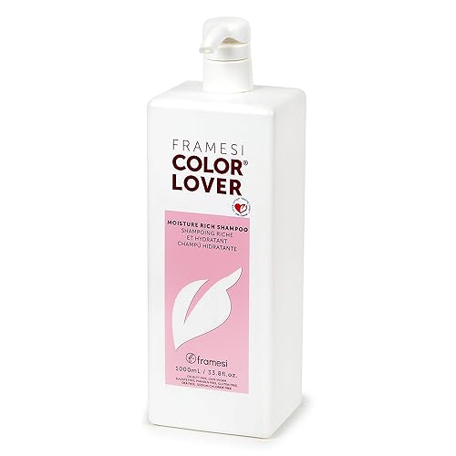 FRAMESI Color Lover Moisture Rich Shampoo, Sulfate Free with Quinoa & Aloe Vera, Color Treated Hair, Fresh, 33.81 Fl Oz Beauty & Personal Care FRAMESI