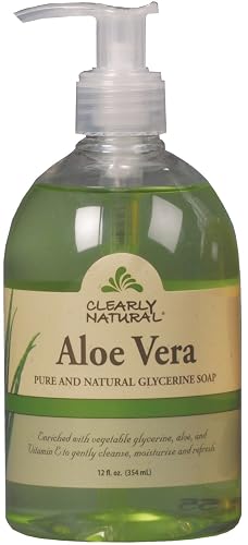 Clearly Natural Essentials Aloe Vera Liquid Glycerine Soap, 12 Ounce (Pack of 2) Beauty & Personal Care Clearly Natural
