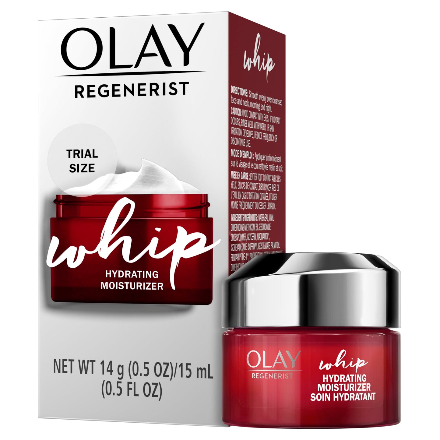 New Olay Regenerist Whip Face Moisturizer, Trial Size 0.5 Oz Beauty & Personal Care Olay