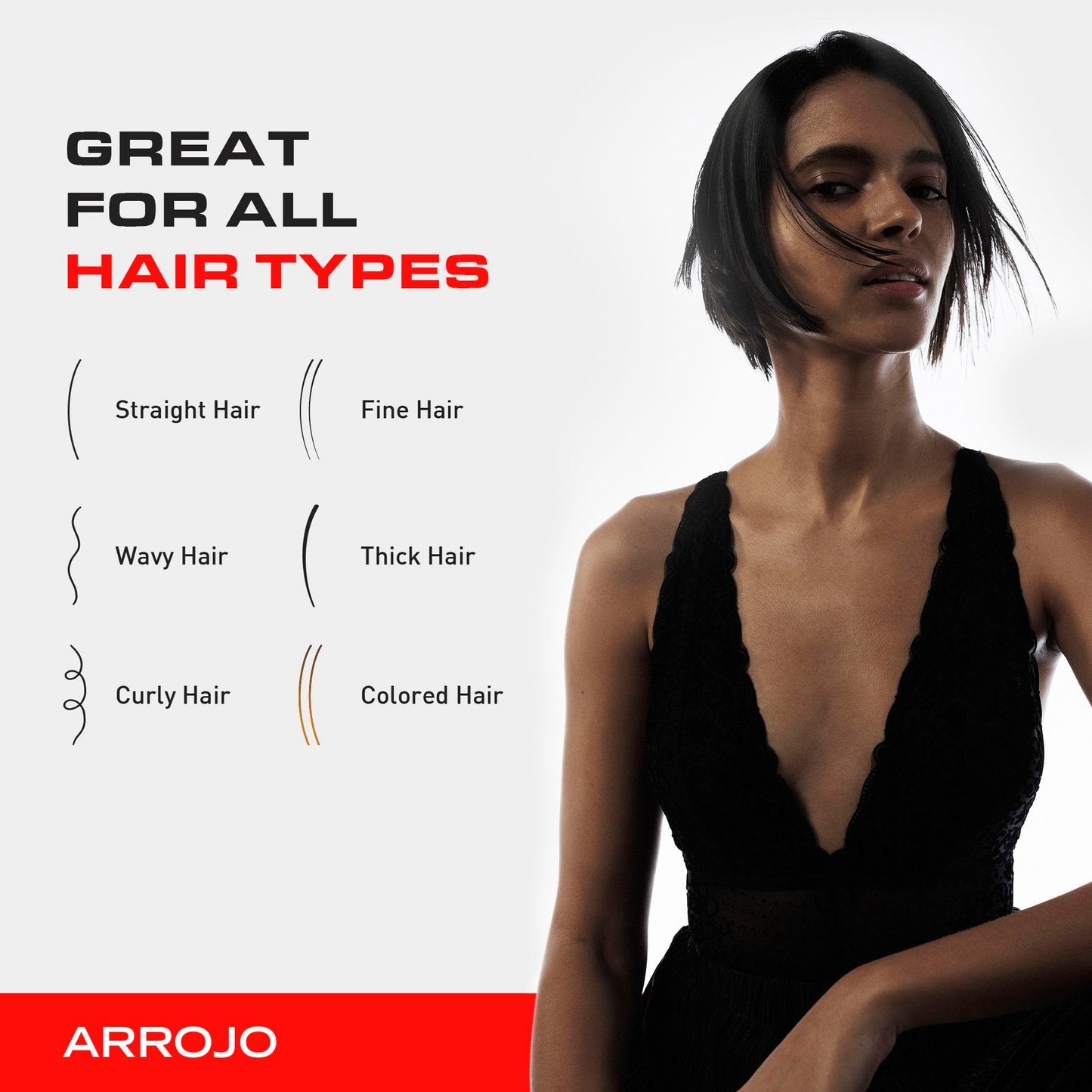 ARROJO Set & Style Hair Spray - Blow Dry Spray To Create Body, Shine, Hold - Hair Shine Spray For Blow-Drying -Hair Setting - Anti Frizz Hair Products Beauty & Personal Care ARROJO