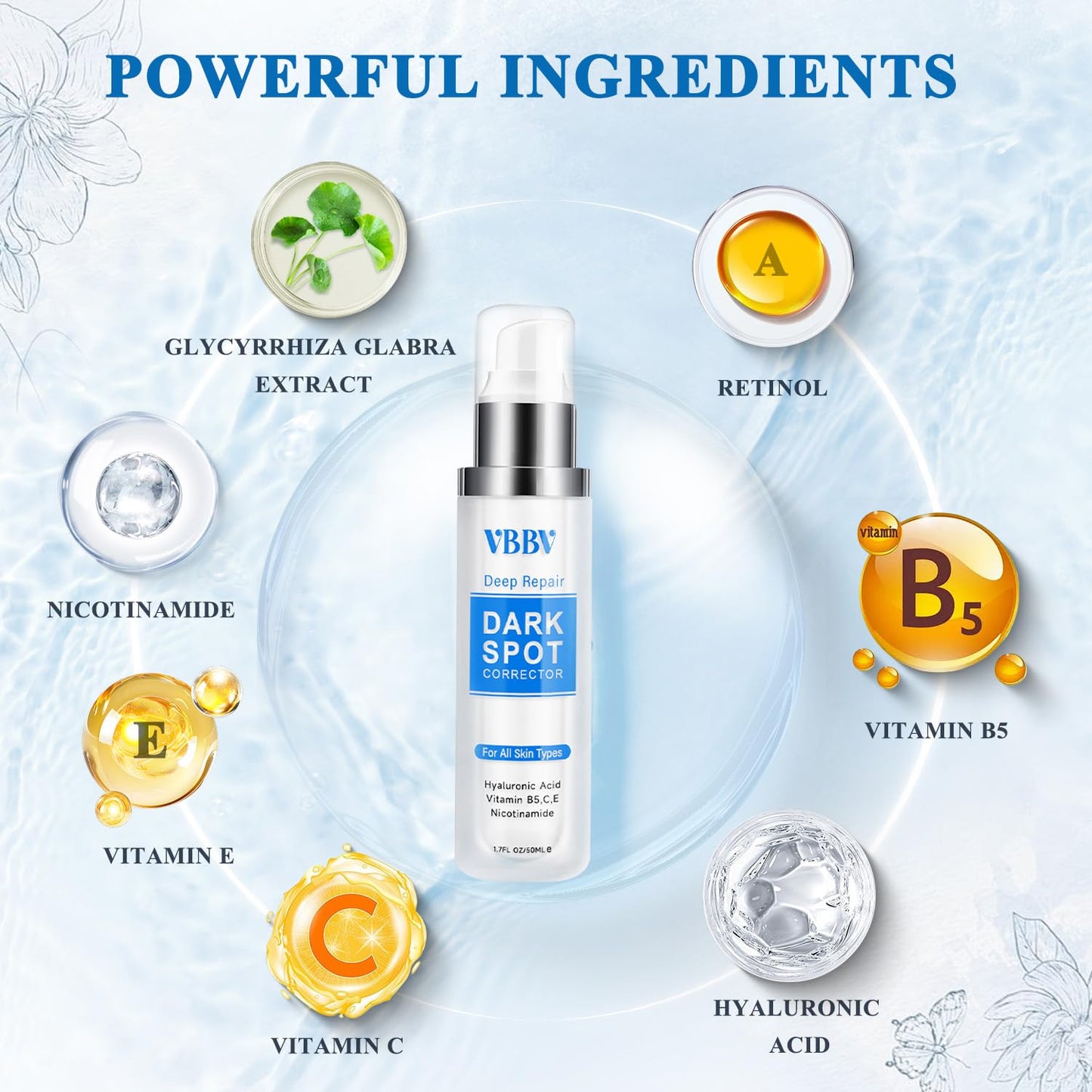 VBBV Dark Spot Remover for Face and Body, Dark Spot Corrector, Sun Spot Freckles Hyperpigmentation Treatment, Advanced Dark Spot Remover Cream Beauty & Personal Care VBBV