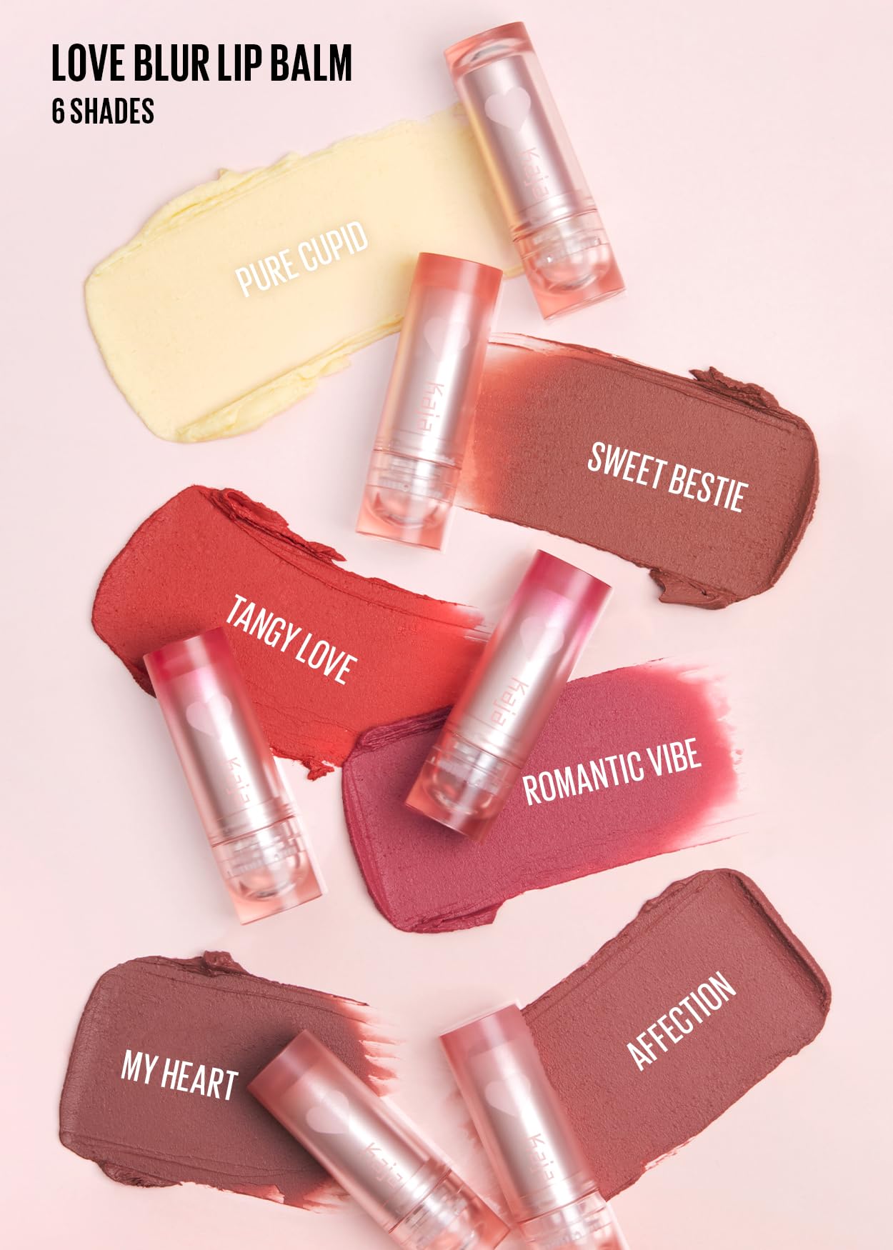 Kaja Love Blur Lip Balm - 05 My Heart - Soft & Comfort Semi-Matte Blurring Daily Color Lip Balm - Shea Butter, Avocado Oil, Citrus Unshiu Peel Beauty and Personal Care Kaja