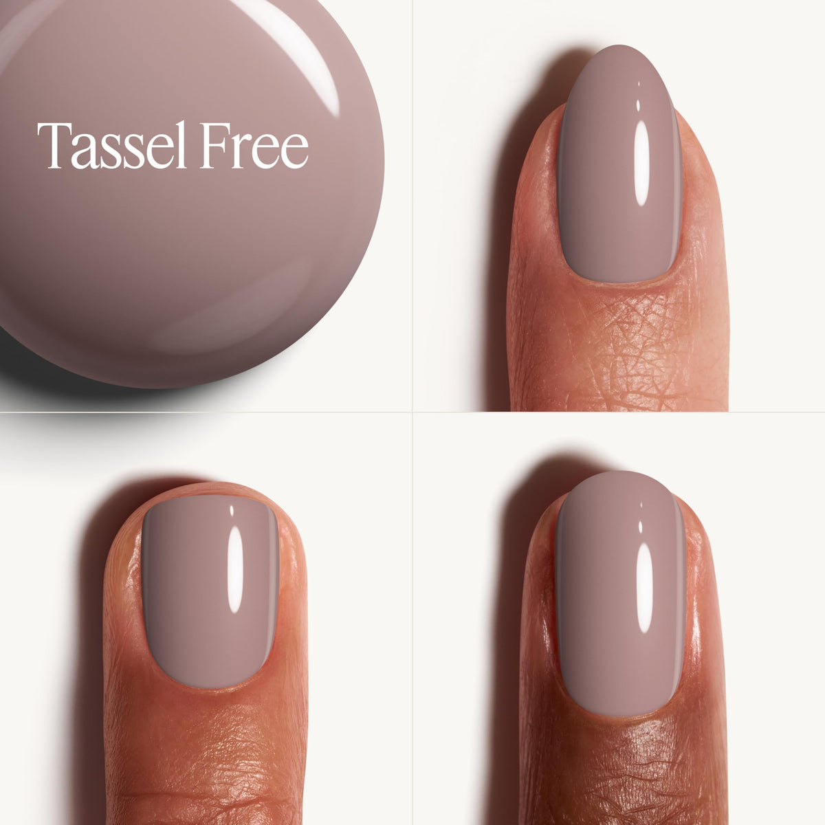 essie gel couture, Long-Lasting Nail Polish, 8-free Vegan, Fashion Freedom, Gray, Tassel Free, 0.46 fl oz