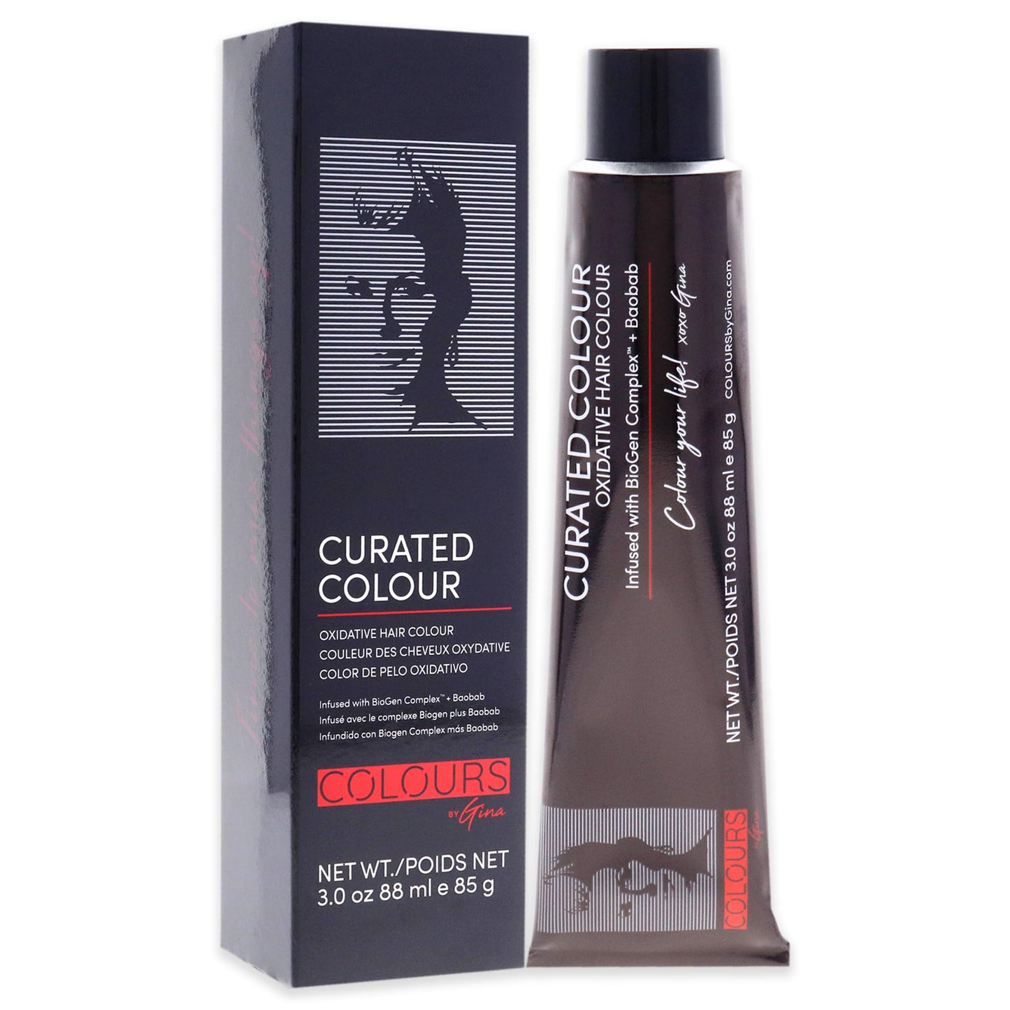 Colours By Gina Curated Colour - 4.35-4GM Golden Mahogany Brown by Colours By Gina for Unisex - 3 oz Hair Color Beauty & Personal Care Colours By Gina