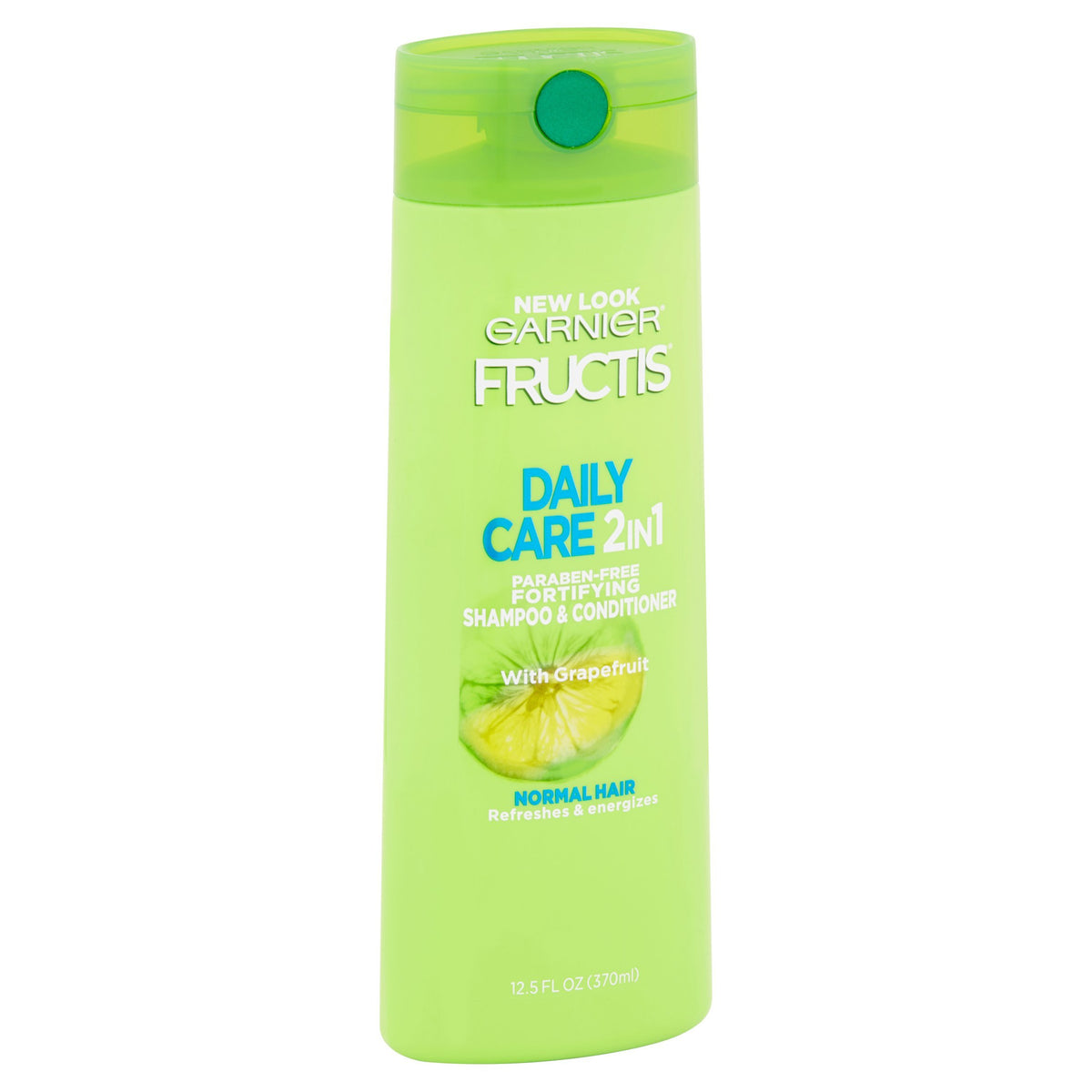Garnier Fructis Haircare - Daily Care - 2 in 1 Shampoo & Conditioner - With Grapefruit - Net Wt. 12.5 FL OZ (370 mL) Per Bottle - Pack of 3 Bottles