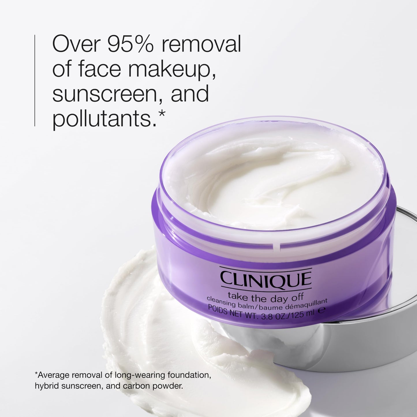 Clinique Take The Day Off Cleansing Balm Makeup Remover | Dissolves Face + Eye Makeup and Sunscreen | For All Skin Types, 1 ounce Beauty & Personal Care Clinique