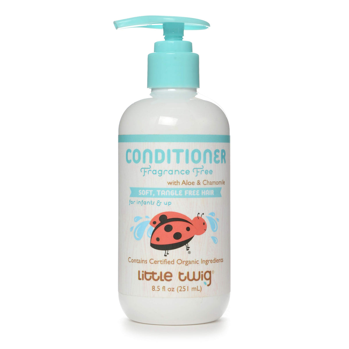 Little Twig Detangling Conditioner, Natural Conditioner with Plant Derived Formula, Hair Conditioner with Essential Oils and Extracts, Suitable for