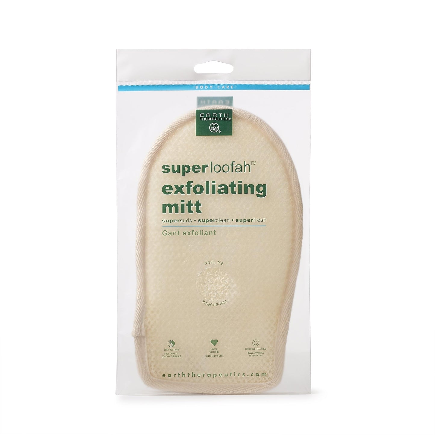 Earth Therapeutics Super Loofah Exfoliating Mitt Beauty and Personal Care Earth Therapeutics