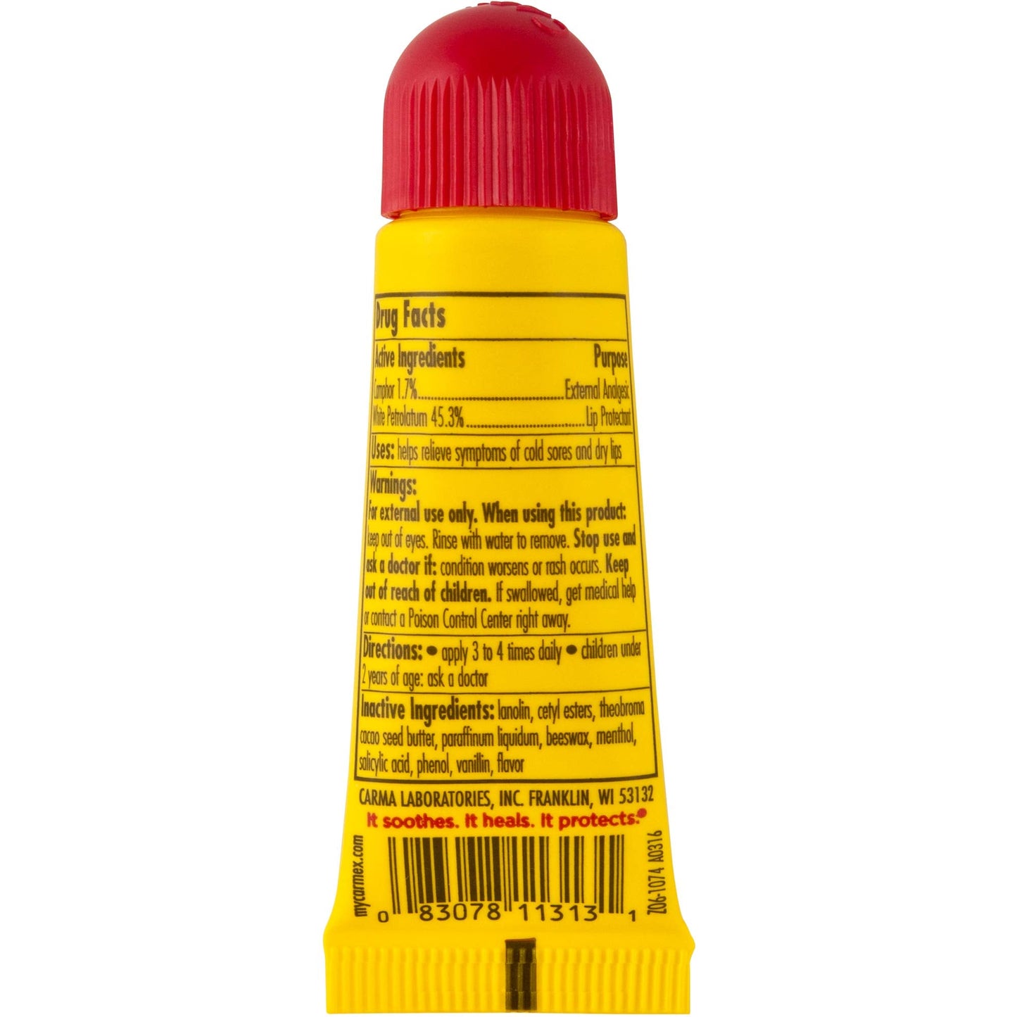 Carmex Original Tube, 0.35 Ounces each (Value Pack of 3) Beauty and Personal Care Carmex