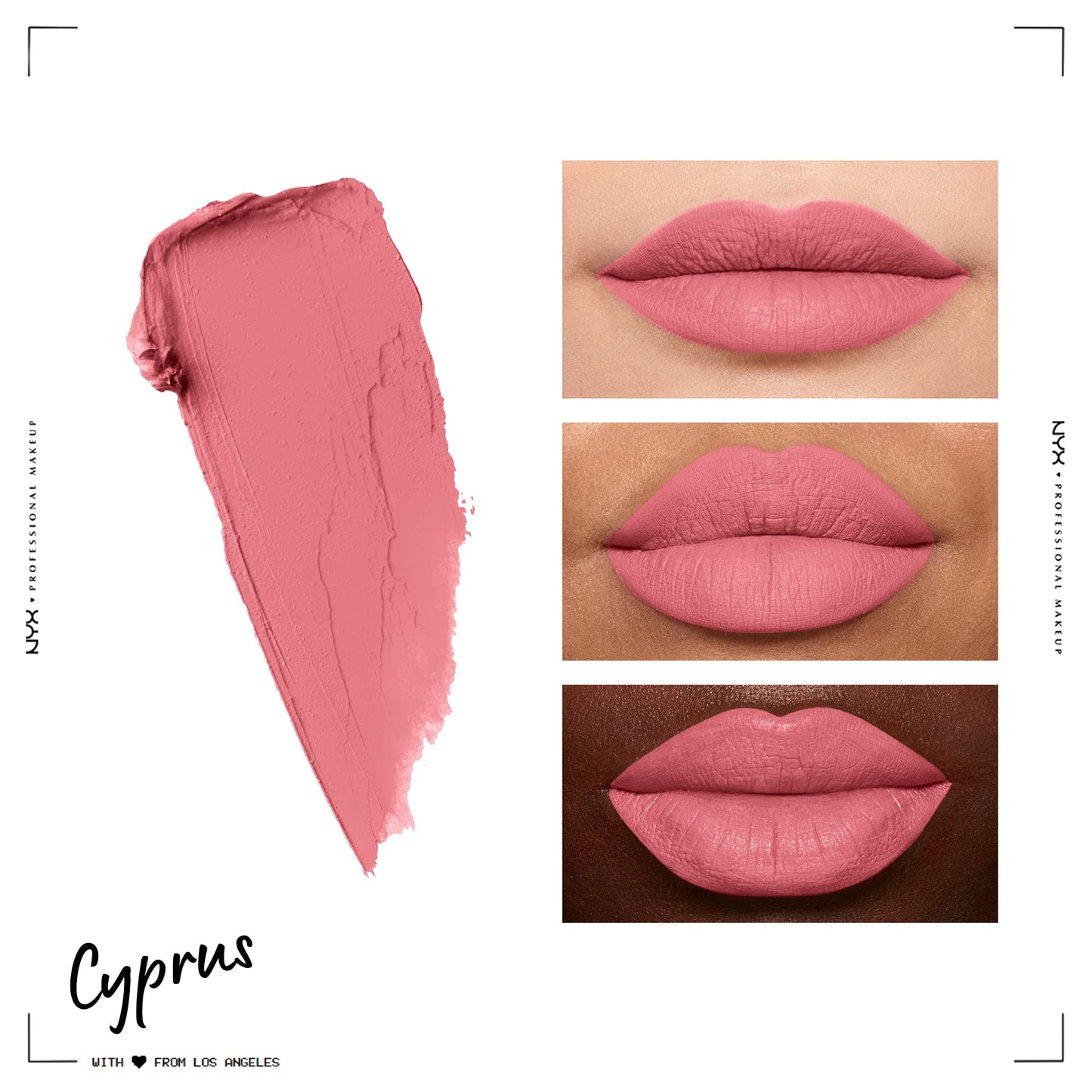 NYX PROFESSIONAL MAKEUP Soft Matte Lip Cream, Lightweight Liquid Lipstick - Cyprus (Light Pastel Pink) Beauty & Personal Care NYX PROFESSIONAL MAKEUP