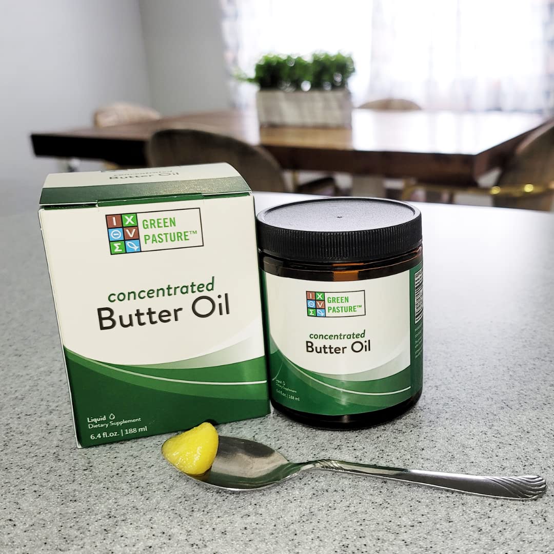 Green Pasture Concentrated Butter Oil Liquid - 6.4 fl. oz. - CLA- Vitamin A (6.4 oz.) Beauty & Personal Care Green Pasture