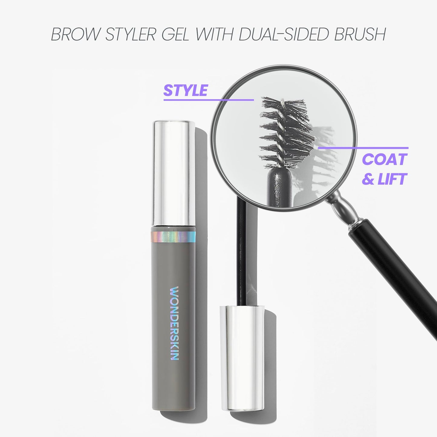 Wonderskin Wonder Blading Brow Styler Gel, Long Lasting Clear Eyebrow Gel, Lightweight and Volumizing Brow Styler Beauty & Personal Care Wonderskin