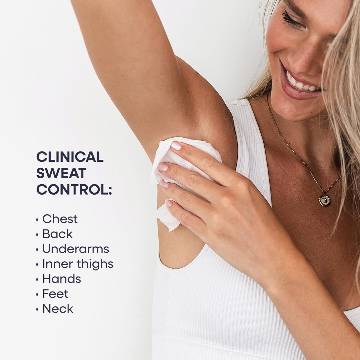 Whole Body Antiperspirant Wipes - Anti-Sweat Wipes for Body, Hands and Feet, Neutralizes Odor and Excessive Sweating, Quick-Drying and Travel-Friendly Beauty and Personal Care Duradry