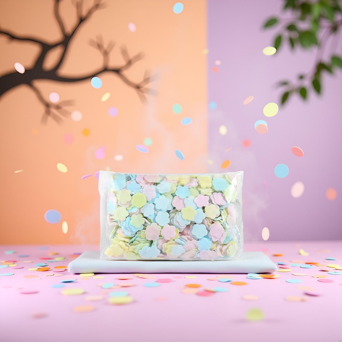 PurYupearl 1000 Sheets Colorful Portable Disposable Paper Soap Portable Travel Hiking Washing Hand Bath Toiletry Paper Sheets Confetti Women Kids Soap Beauty & Personal Care PurYupearl