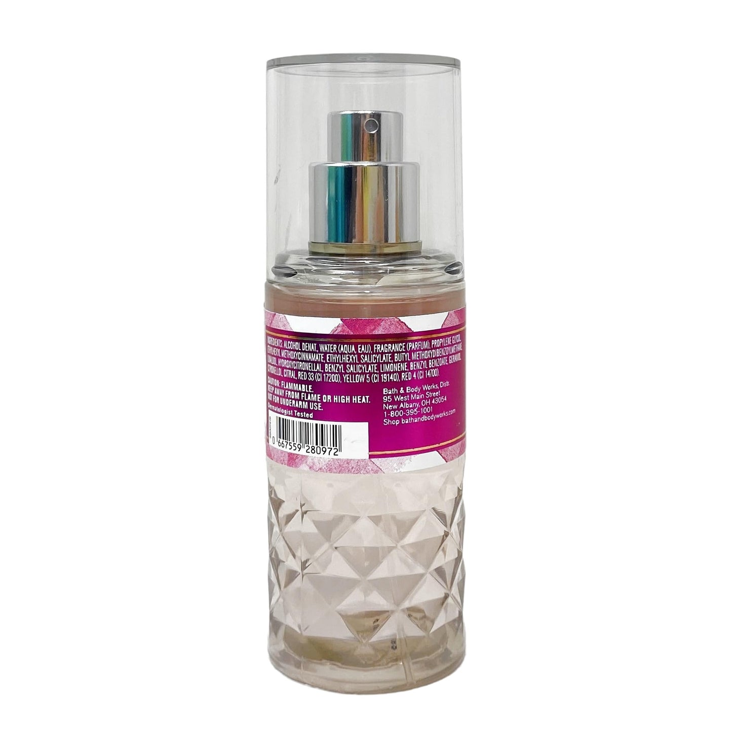 Bath & Body Works Gingham Gorgeous 3 - Fine Fragrance Mist - with a Peach Gardenia Sample Soap - Travel size Beauty & Personal Care Bath & Body Works
