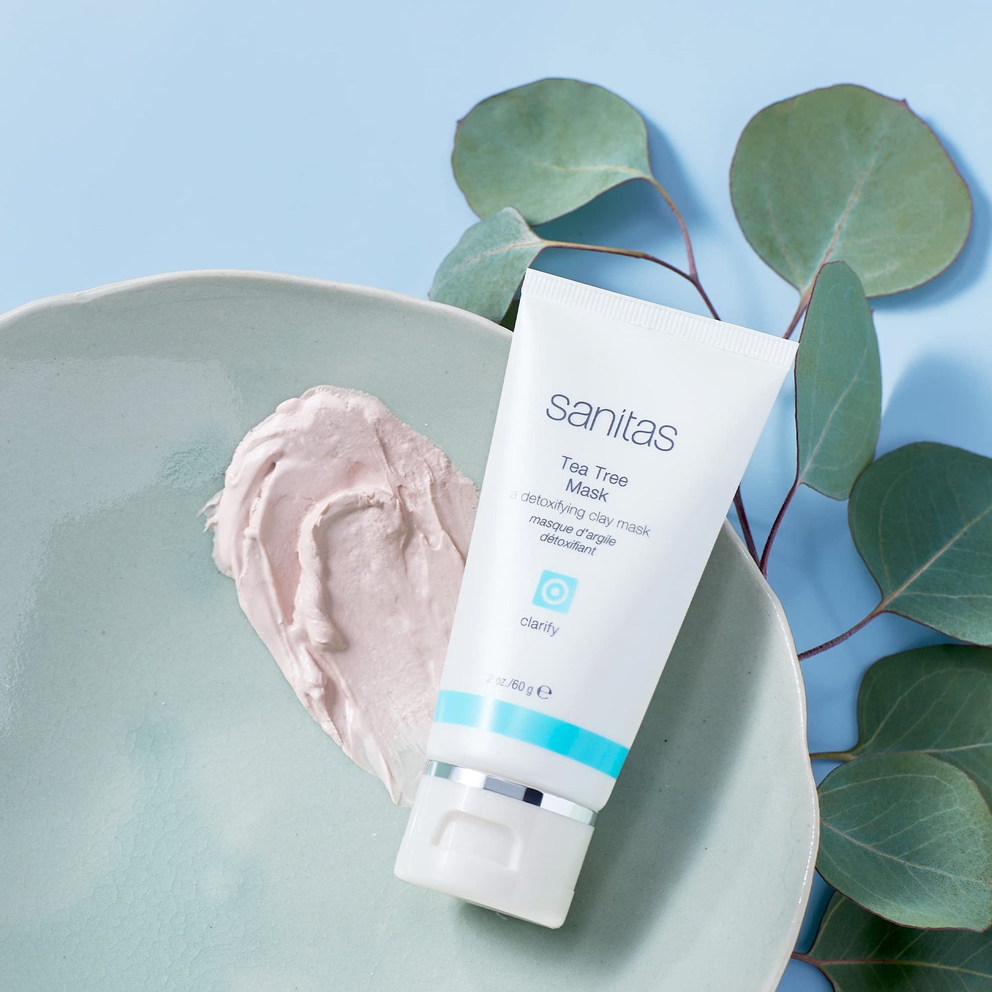 Sanitas Skincare Tea Tree Mask, Purifying Treatment Mask, Detoxifying Clay Blend, Salicylic Acid, 2 Ounces Beauty & Personal Care Sanitas