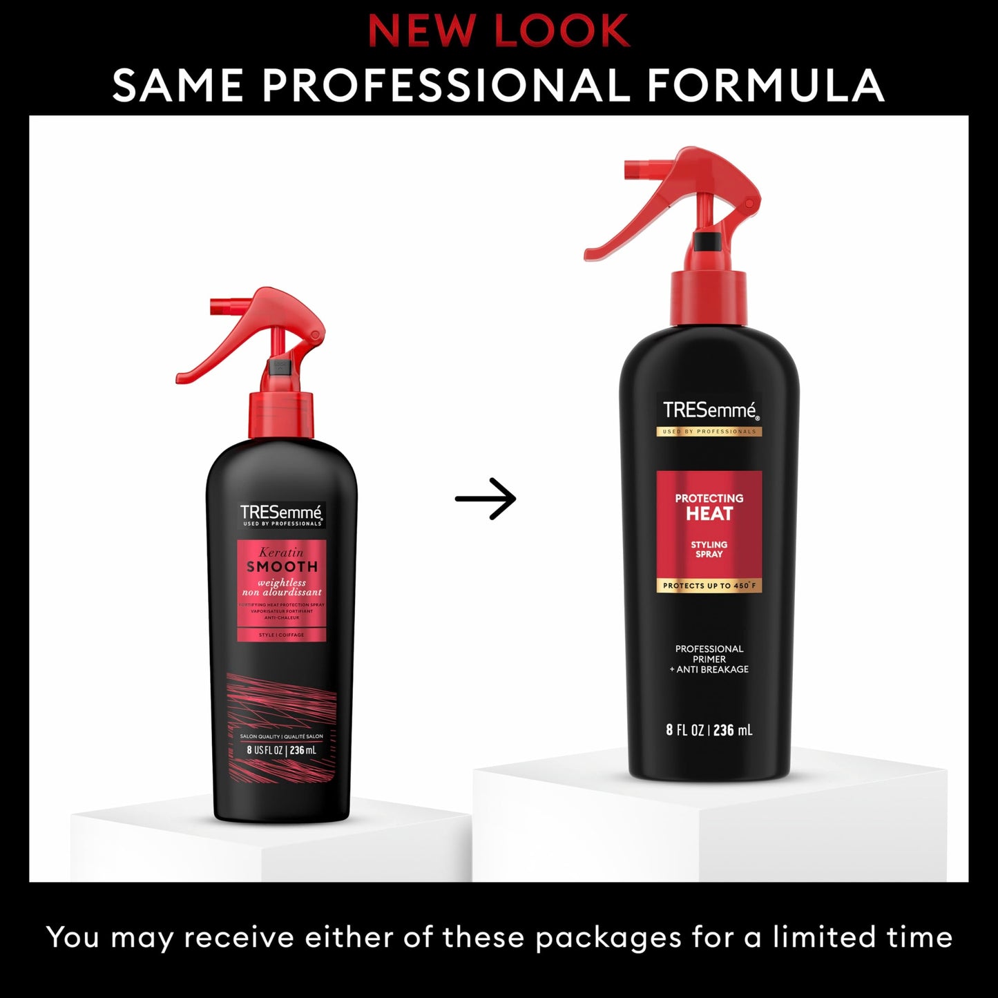 TRESemmé Styling Spray Protecting Heat for Taming Frizz & Reducing Breakage, with Protection up to 450°, 8 Fl Oz Beauty & Personal Care TRESemmé