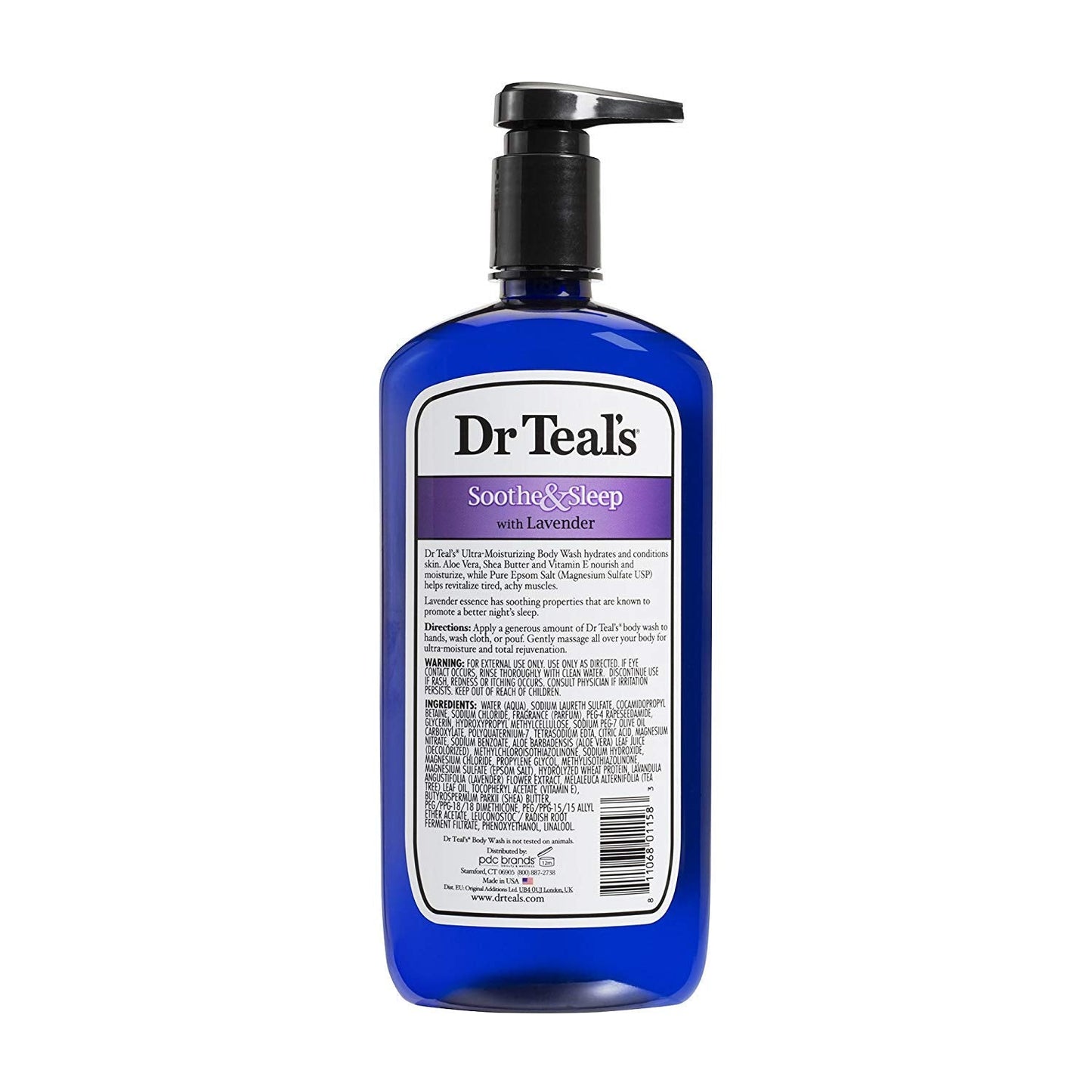 Dr Teal's Pure Epsom Salt Body Wash Soother & Moisturize With Lavender 24 Ounce Beauty & Personal Care Dr Teal's