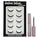 Magnetic Eyelashes 3D Natural Magnet Faux Lashes Multipack 5Pairs, Emma (01Emma) Beauty & Personal Care DESIRES LASHES By EMILYSTORES