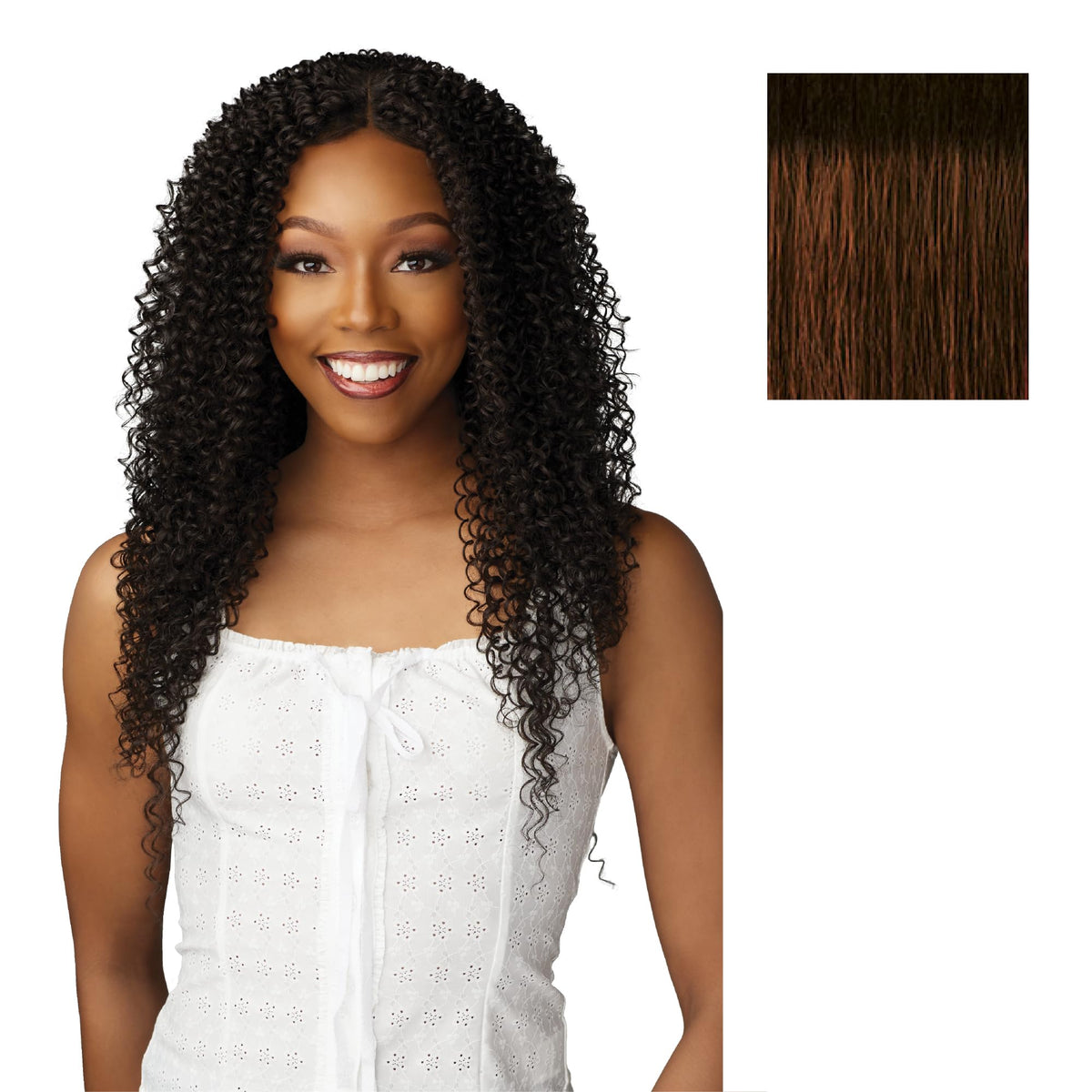 Sensationnel Dashly Lace Front Wig-Unit 54, TH2/COPPER