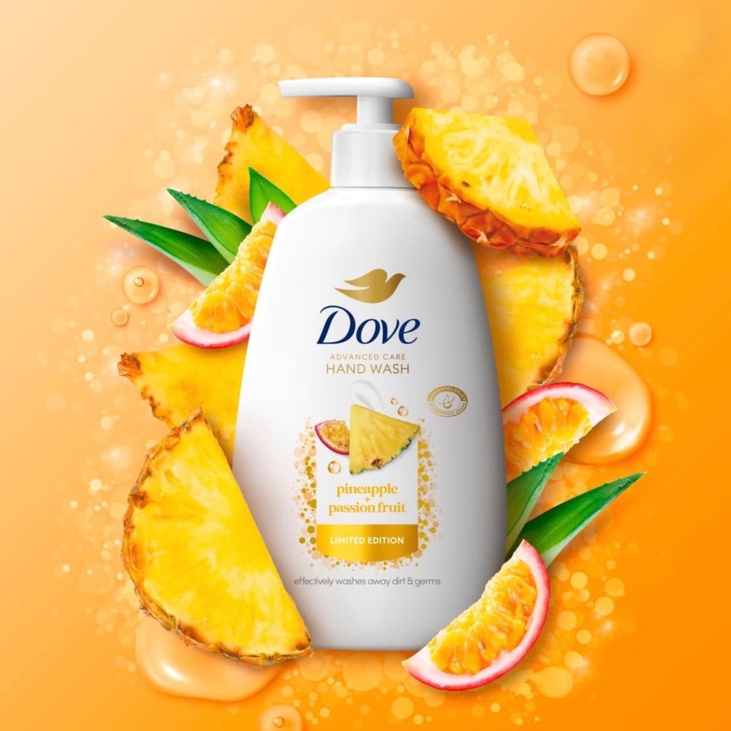 Dove Advanced Care Hand Wash, Pineapple + Passion Fruit and Watermelon + Guava Nectar, Limited Edition, 12 fl oz, 2 Pack Beauty & Personal Care Dove