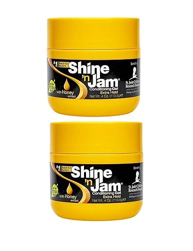 Shine N Jam Conditioning Gel Extra Hold 4 Ounce (2 Pack) Beauty & Personal Care Shine 'n Jam