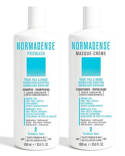 SNOBGIRLS NORMADENSE 2 Vegan Biotin Shampoo and Conditioner Set for Dry, Fine Hair. Strengthening Shampoo and Conditioner set with Argan Oil Beauty & Personal Care SNOB GIRLS