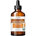 velona Pumpkin Seed Oil USDA Certified Organic - 4 Fl Oz | 100% Pure and Natural Carrier Oil | Unrefined, Cold Pressed | Cooking, Face, Hair, Body Beauty & Personal Care velona