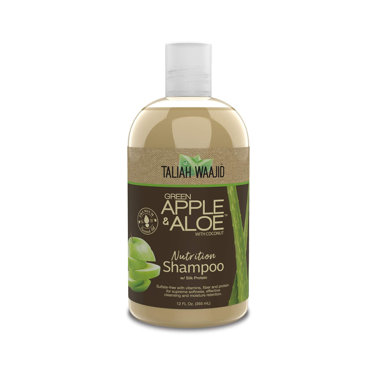 Taliah Waajid Green Apple & Aloe Nutrition Shampoo with Coconut | Curl Moisturizer Vitamins, Fiber, and Protein Formula | Softer, Smoother Hair Beauty & Personal Care Taliah Waajid black earth products