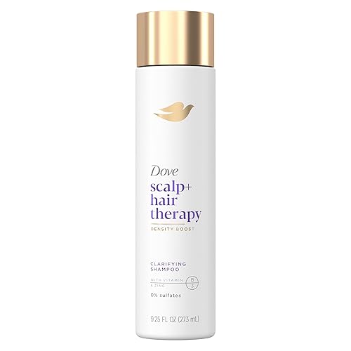 Dove Density Boost Clarifying Shampoo Scalp + Hair Therapy for Gentle Cleansing, with Vitamin B3, Zinc and 0% sulfates, 9.25 oz Beauty & Personal Care Dove