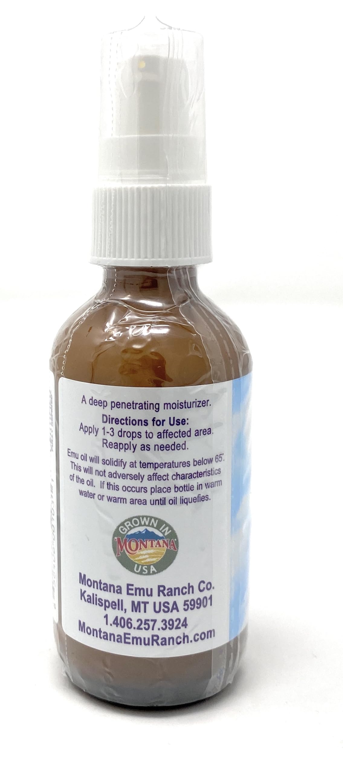 100% Pure Montana Emu Oil Montana Emu Ranch Co. 2 oz Liquid Beauty & Personal Care Montana Emu Ranch