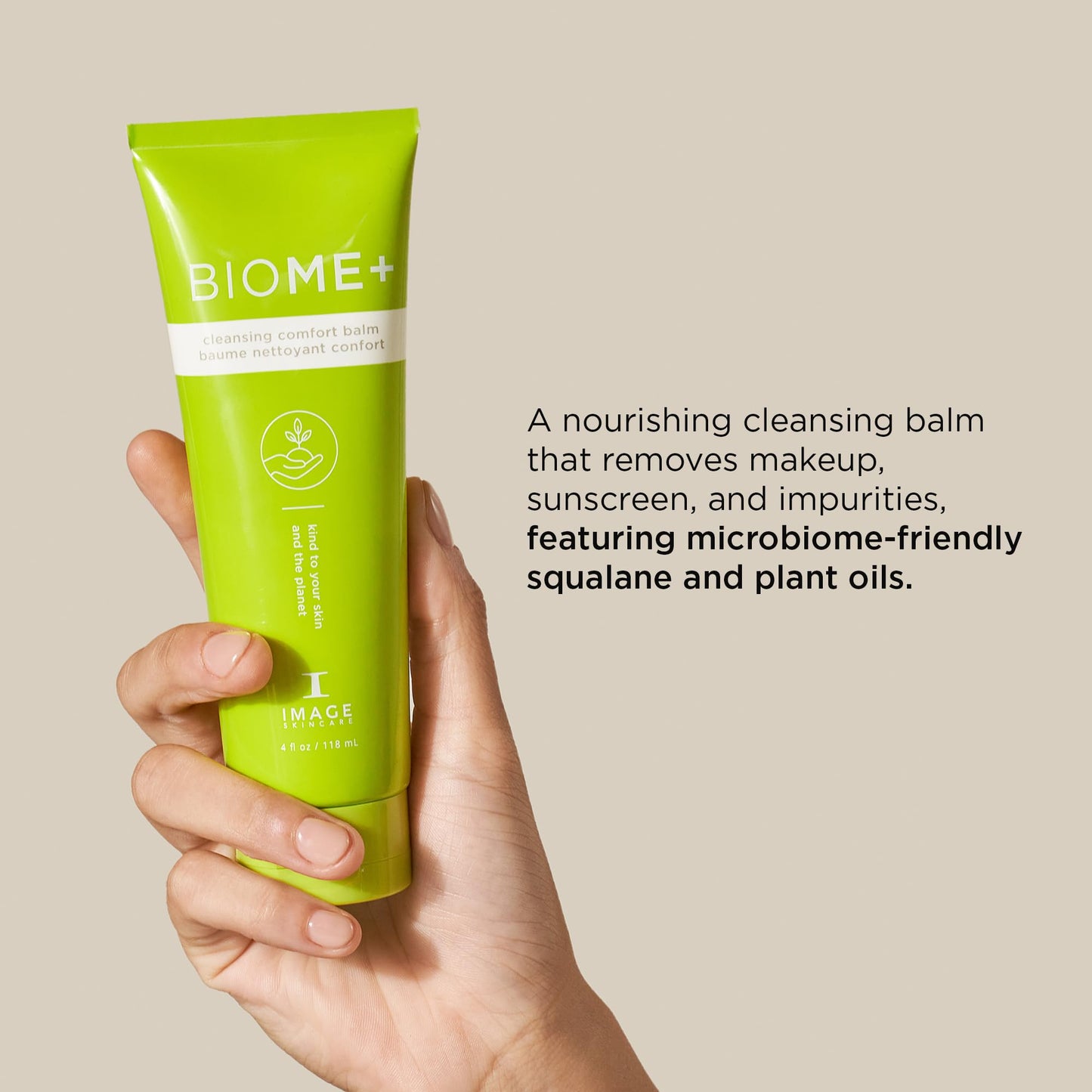 IMAGE Skincare, BIOME+ Cleansing Comfort Balm, Microbiome Friendly Gentle Cleanser, Reduces Moisture Loss, 4 fl oz Beauty & Personal Care IMAGE Skincare