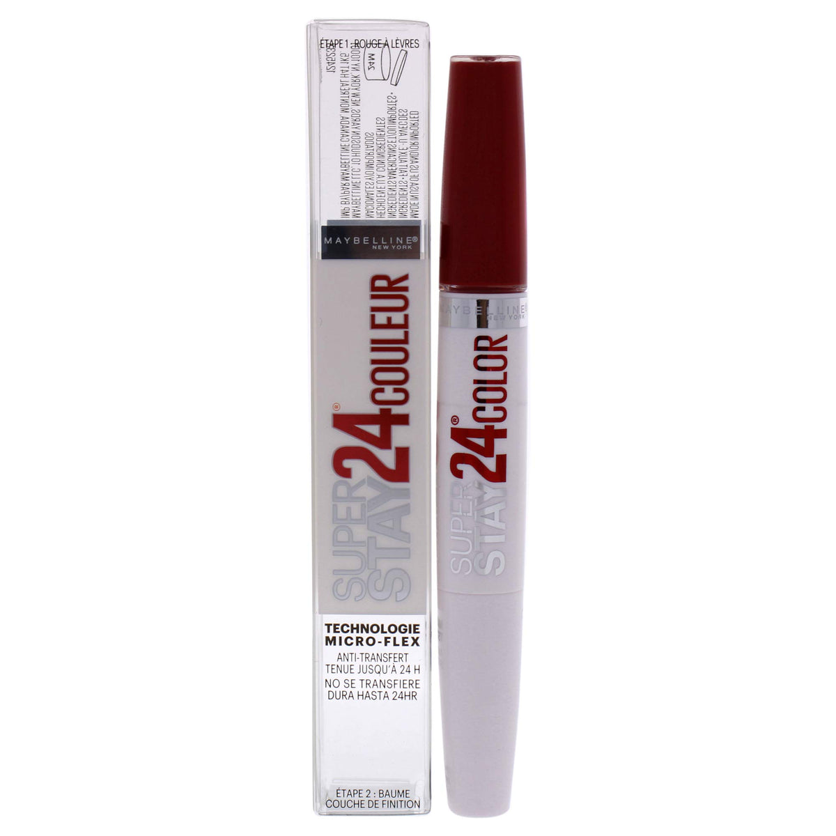 Maybelline New York Superstay 24, 2 Step Lipcolor, Keep It Red 034