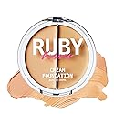Ruby Kisses Cream Foundation 3D Face Creator 2-Color Foundation and Concealer, 12 Hour Wear Long Lasting, Medium to Full Coverage (Level 2) Beauty & Personal Care Ruby Kisses