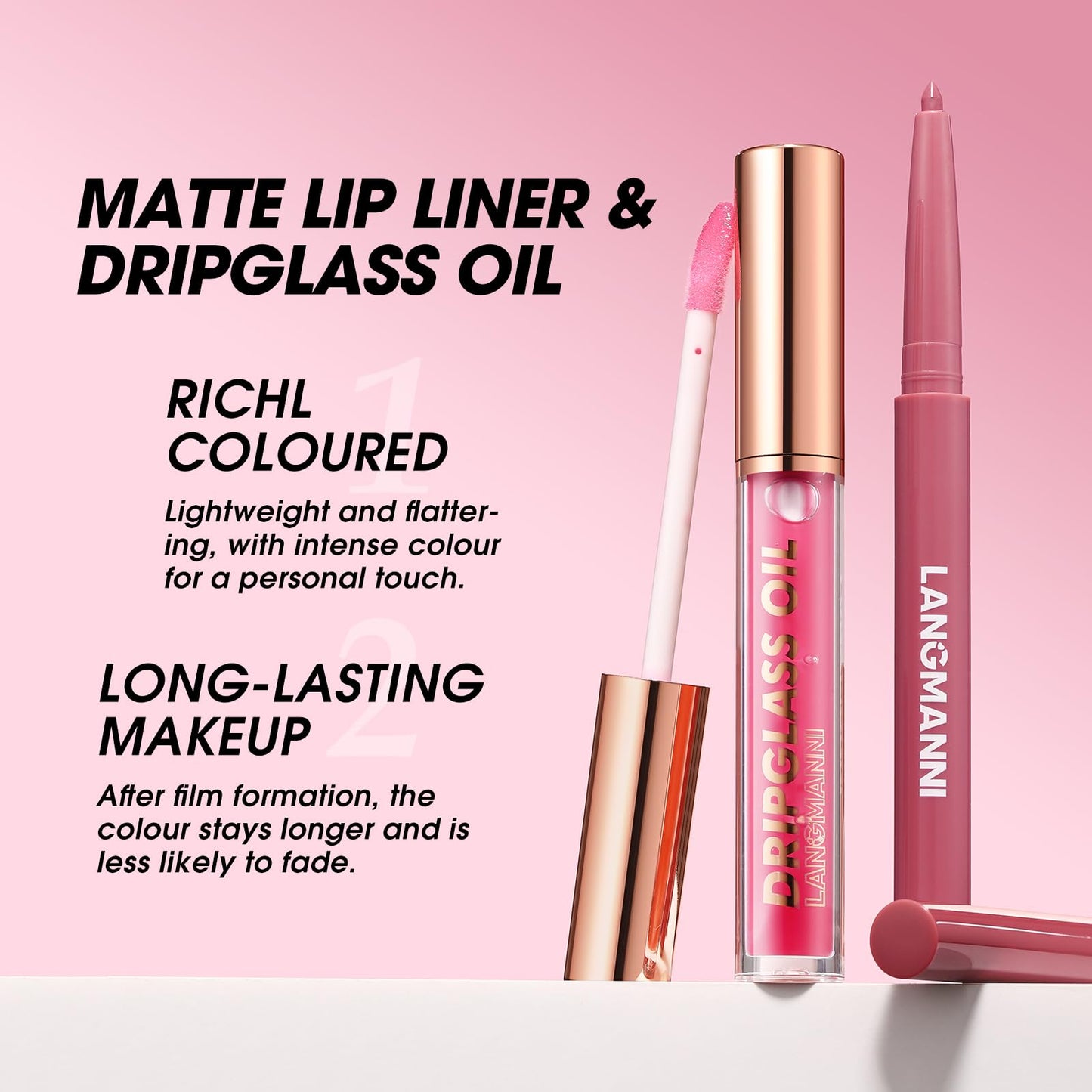 6pcs Hydrating Lip Oils + Lip Liner Pencil Lip Combo Sets, 24H Long-Lasting Lip Kit with Lip Liner and Gloss, Nourishing, Non-Sticky Tinted Stain Lip Beauty and Personal Care BestLand