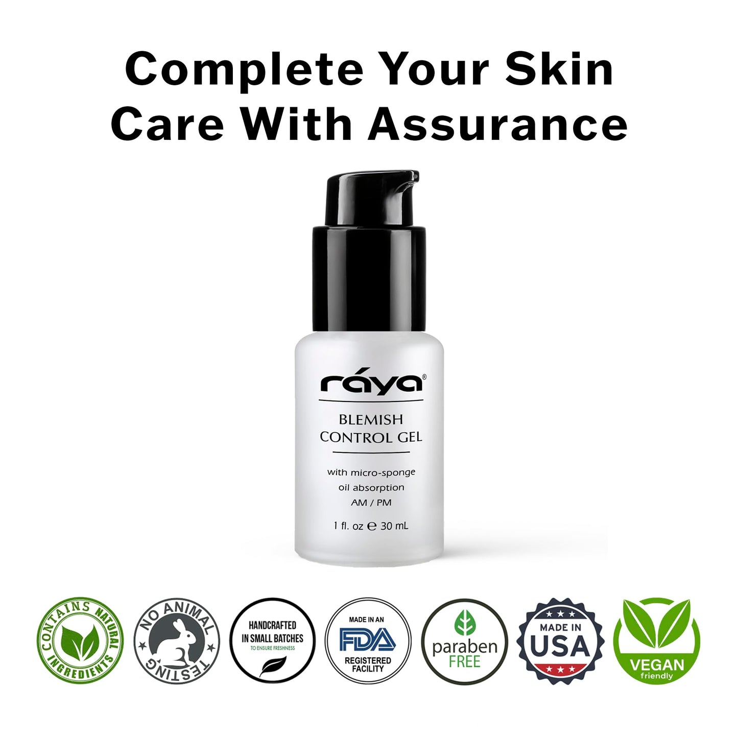 RAYA Blemish Control Gel (703) | Oil Controlling Facial Treatment Serum for Oily and Break-Out Prone Skin | Helps Reduce and Clear Up Blemishes Beauty & Personal Care Raya