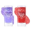 Body Glitter Stick,Mardi Gras Accessories,Sparkling Face Hair Glitter,Mermaid Sequins Chunky Glitter Face Paint,Singer Concert Outfit Festival Rave Beauty & Personal Care MINXUEYEN
