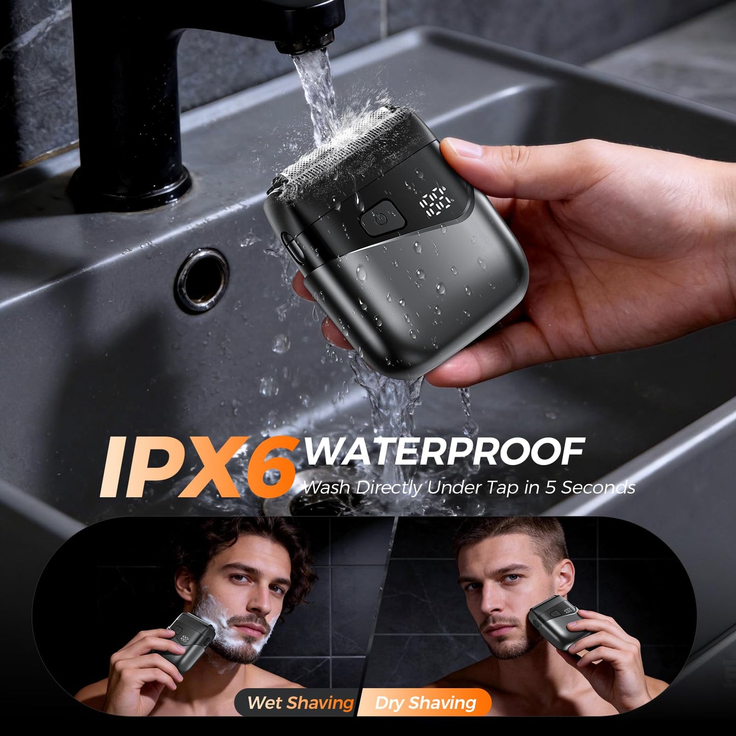 VYLTO Electric Foil Shavers for Men- New Version Mini Electric Razor with 3D Floating Heads & Precision Blades, Portable Cordless Electric Shaver IPX7 Beauty and Personal Care Vylto