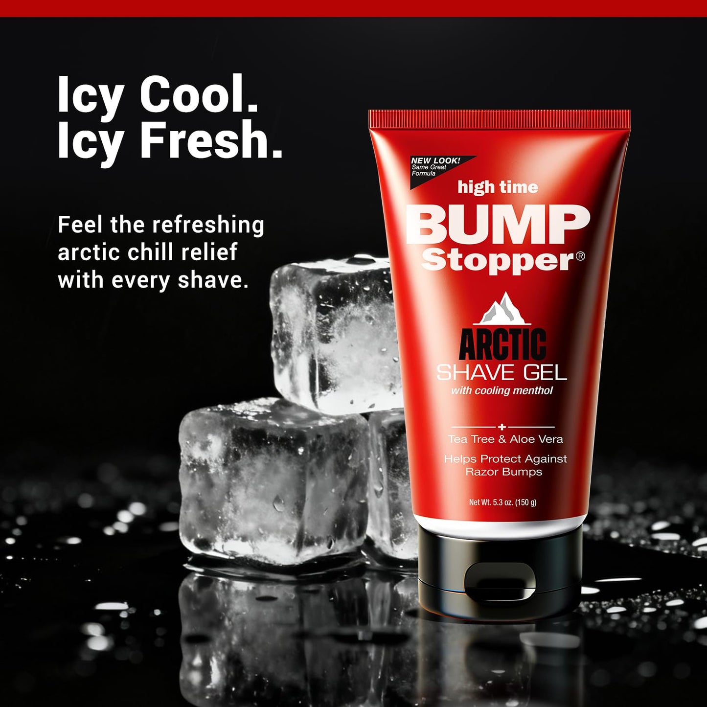 High Time Bump Stopper Shaving Cream With Tea Tree Oil 5oz Tube (2 Pack) Beauty and Personal Care high time
