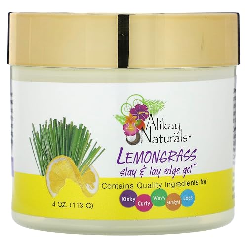 Alikay Naturals Lemongrass Stay & Lay Edge Gel 4 oz Beauty & Personal Care Alikay Naturals
