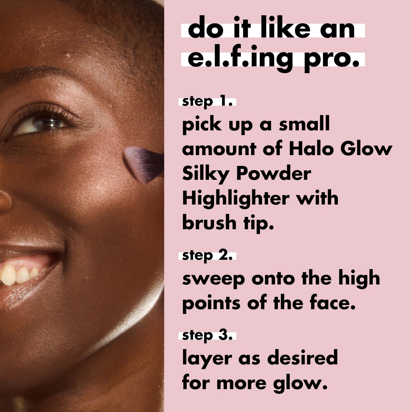e.l.f. High Points Highlighter Brush, Soft & Tapered Face Makeup Brush For Illuminating & Creating Soft-Focus Glow, Vegan Beauty & Personal Care e.l.f.
