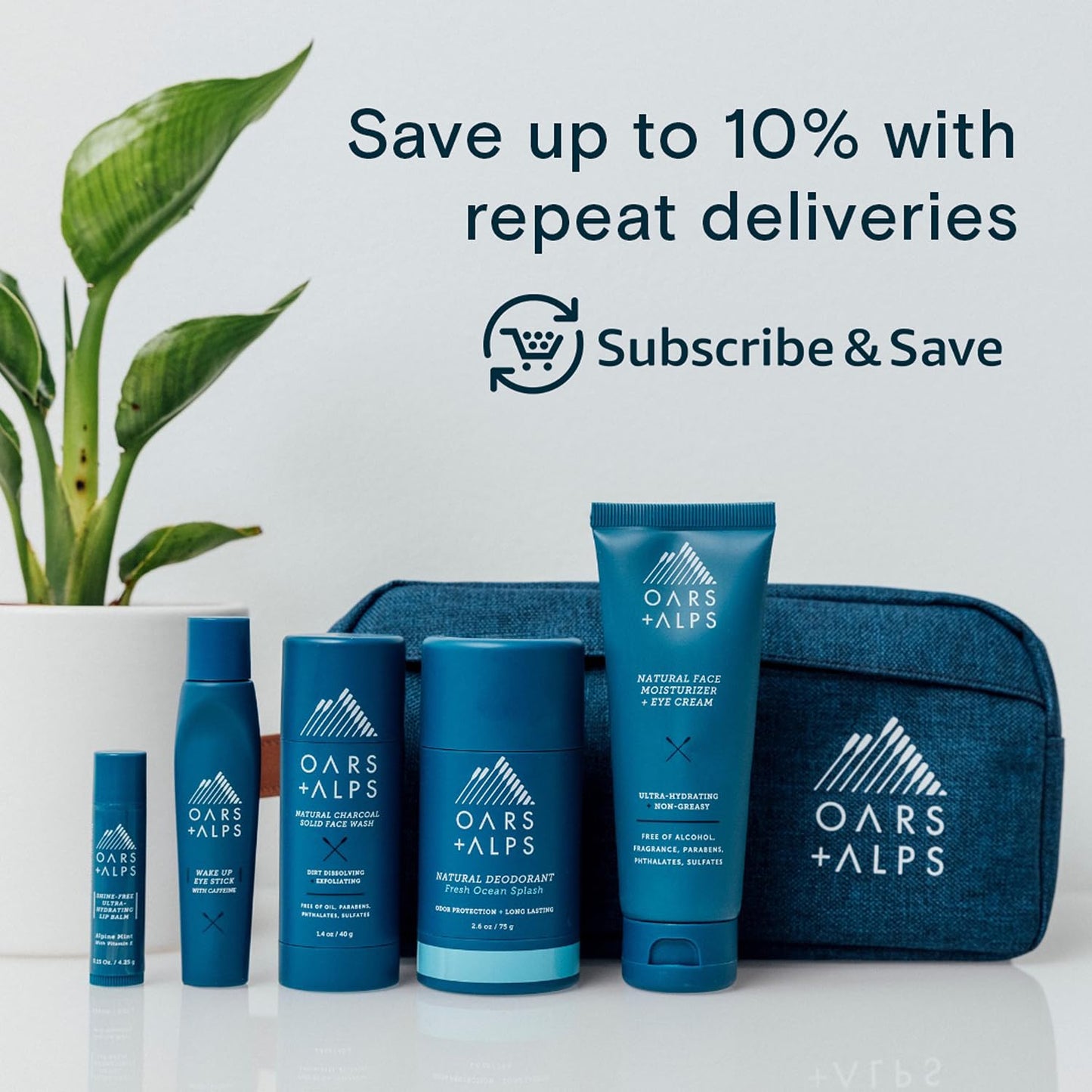 Oars + Alps 100% Mineral Sunscreen for Face & Body Lotion, SPF 50 Body Sunscreen Infused with Hyaluronic Acid, Shea Butter & Coconut Oil, All Skin Beauty & Personal Care Oars + Alps