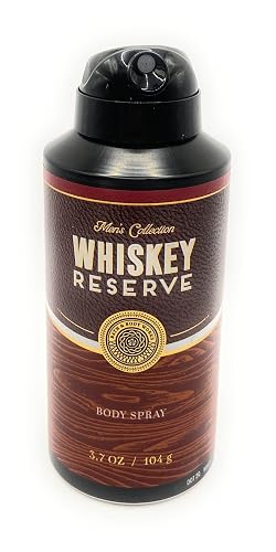 Bath and Body Works Whiskey Reserve Men's Body Spray 3.7 Fluid Ounce Body Spray (2023 Limited Edition) Beauty & Personal Care Bath & Body Works