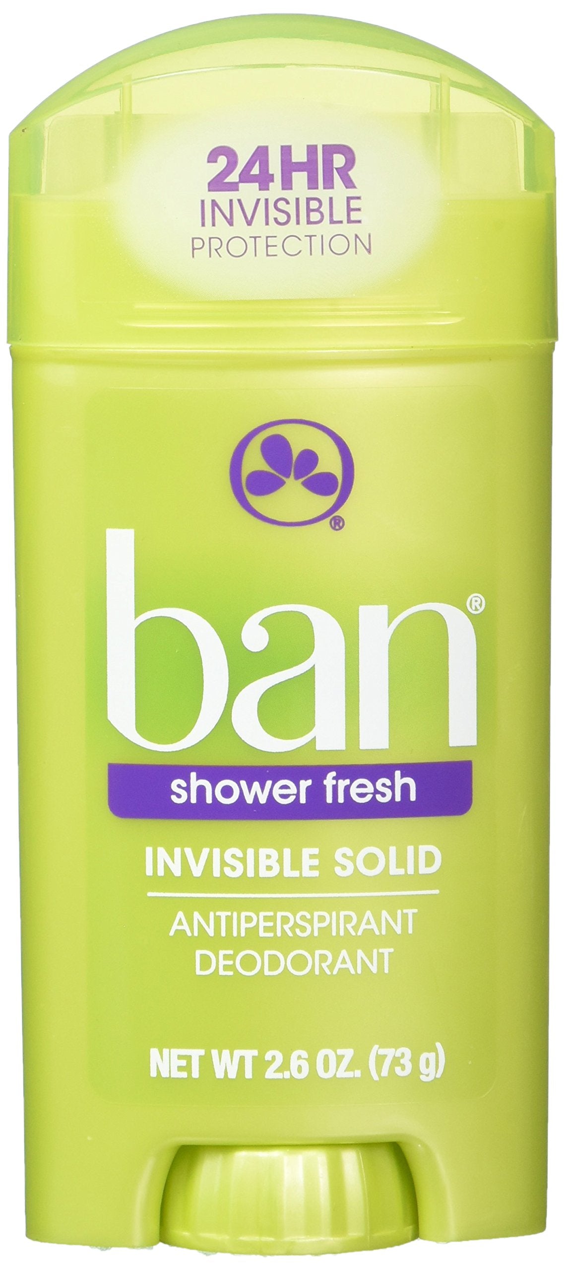 Ban Inv SLD Shower Frsh Size 2.6z Ban Shower Fresh Invisible Solid Deodorant Beauty and Personal Care Ban