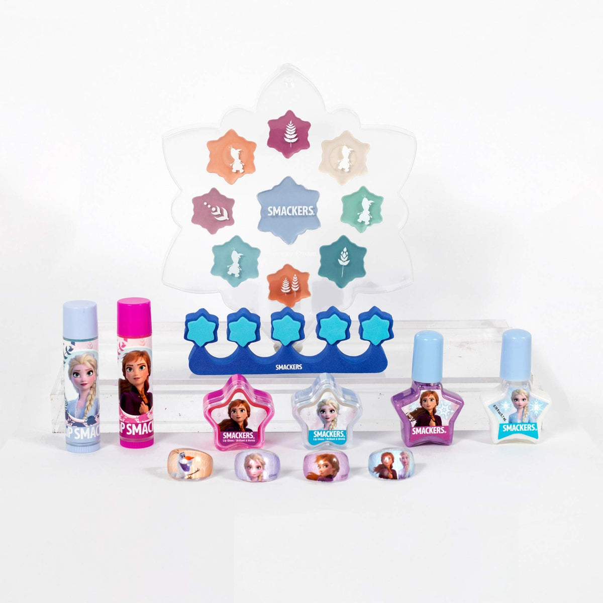 Lip Smacker Disney Frozen II Color Makeup Set For Girls, Shimmer Cream, Lip Gloss, Lip Balm, Nail Polish Beauty & Personal Care Lip Smacker