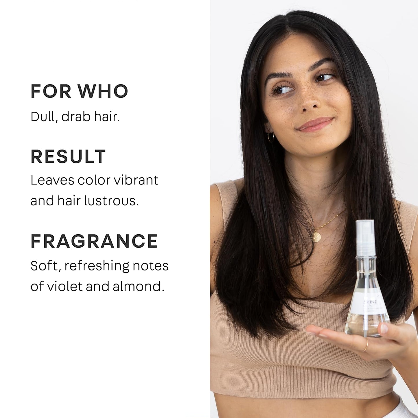 NatureLab.TOKYO Perfect Shine Oil Mist: Hair Oil Mist to Moisturize, Protect, and Reveal Immense Shine I 4 FL OZ / 120ml Beauty & Personal Care NATURELAB. TOKYO
