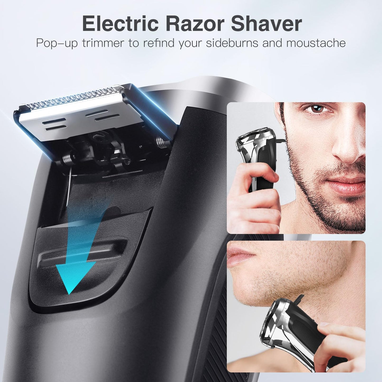 YIRISO Electric Razor for Men, 9000 RPM Smooth Rotary Shaver Beauty and Personal Care YIRISO